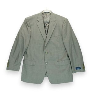 NWT Turnbury 44R Silk &‎ Wool Gray Puppytooth 2Btn Blazer Jacket Sport Coat $295